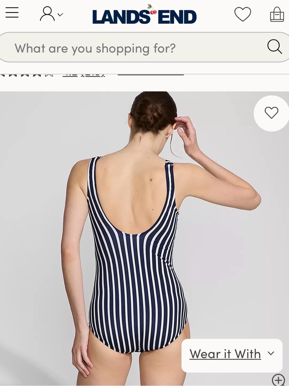 Land End One Piece Bathing Suit. NWT - Picture 2 of 10